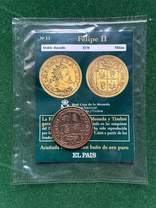 Felipe II Doble Ducado 1578 Milán