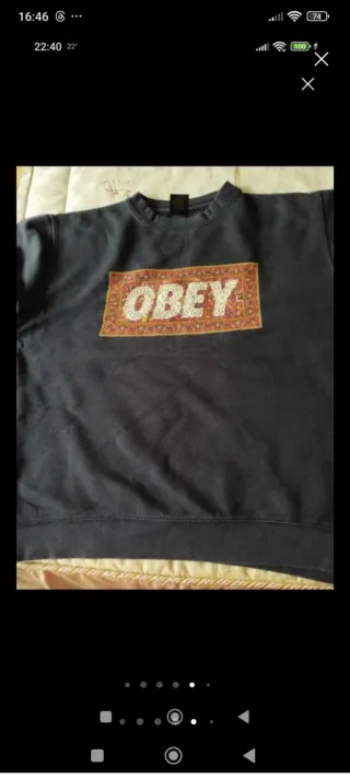 OBEY Original Sweatshirt Size M – 2000s Streetwear