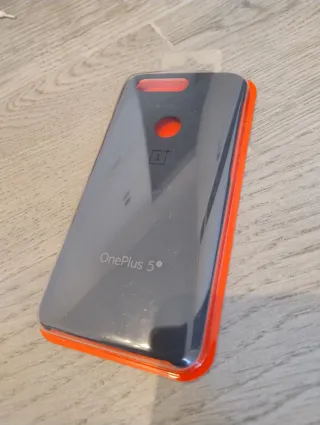 Funda OnePlus 5 Negra y Naranja