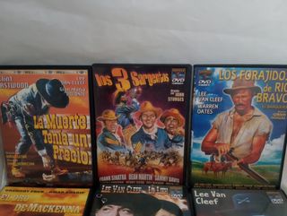 Pack 8 dvd Western Oeste , como nuevos