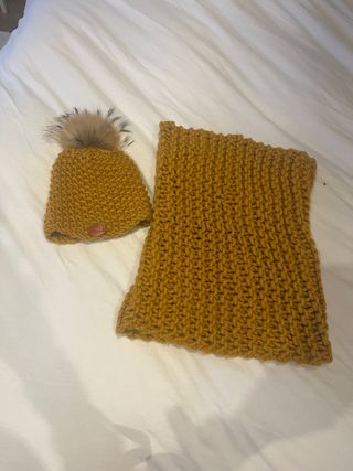 Gorro y braga de lana Mywool