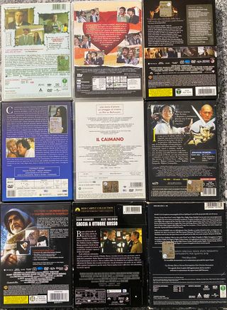 9 DVD Film Italiani e Inglesi