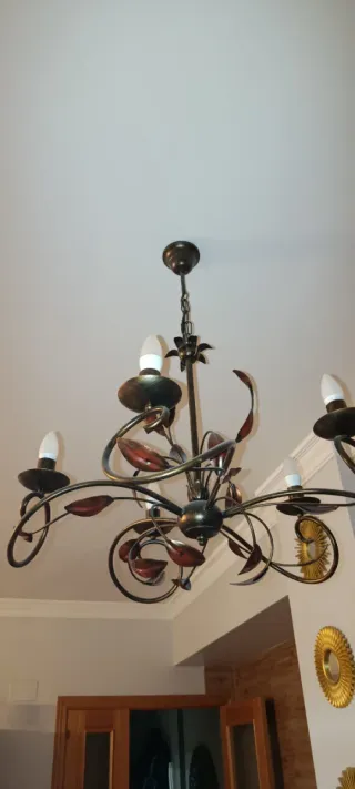 Lámpara de techo 5 bombilla  2  unidades