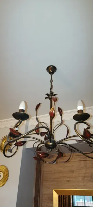 Lámpara de techo 5 bombilla  2  unidades