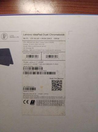 Tablet Chromebook Nero