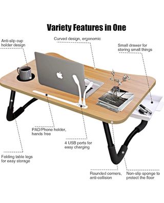 Mesa Portátil  Plegable 4 USB