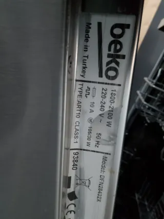 Lavavajillas Beko Acero Inoxidable