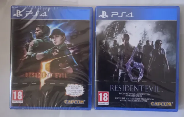 Pack Resident Evil 5 y 6 PS4