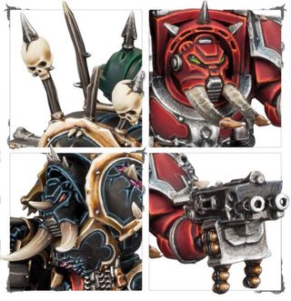 Escuadra Exterminadores Caos Warhammer 40k