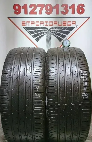 225 45 18 Y CONTINENTAL RUEDA AL 90% VIDA UTIL