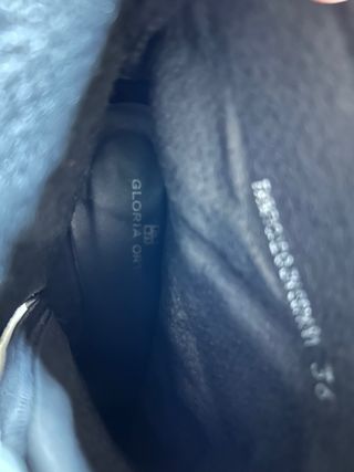 Botines Gloria Ortiz Tacón Negro