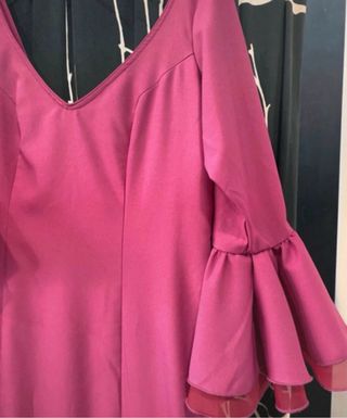 Traje de flamenca buganvilla