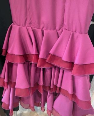 Traje de flamenca buganvilla