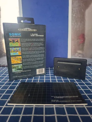 MEGADRIVE SONIC 1 ORIGINAL COMPLETO