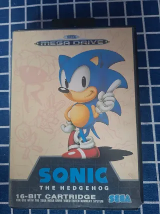 MEGADRIVE SONIC 1 ORIGINAL COMPLETO
