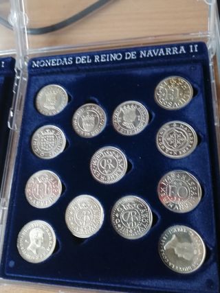 Monedas Plata Reino Navarra 16 Unidades