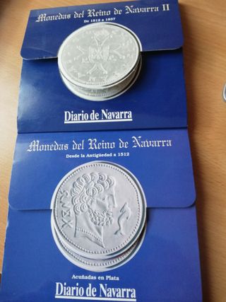 Monedas Plata Reino Navarra 16 Unidades