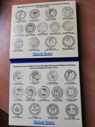 Monedas Plata Reino Navarra 16 Unidades