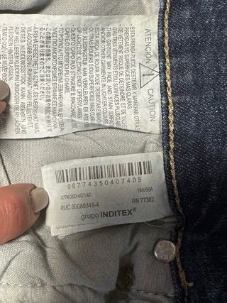 Lote pantalones vaqueros hombre Zara nuevos