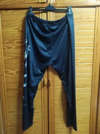 Mallas negras Góticas Punk de murciélagos Curvy