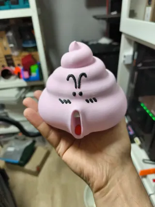 Caca Arare Dr Slump Figura Rosa