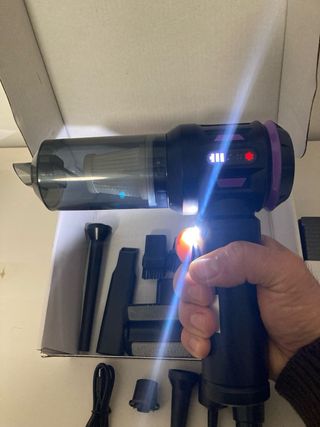 Sopladora y Aspiradora Portátil Inalámbrica