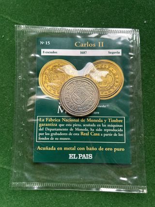 Carlos II 8 Escudos 1687 Segovia Moneda