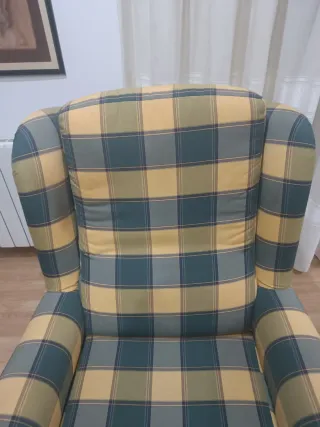 Pareja Sillones Orejeros Corte Inglés