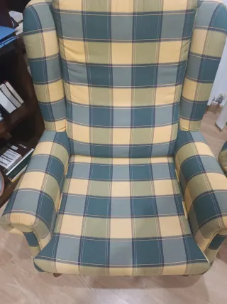 Pareja Sillones Orejeros Corte Inglés