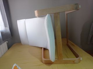 Sillón POÄNG IKEA madera abedul funda beige