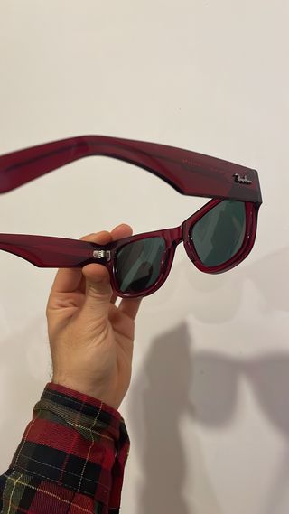 Occhiali da sole Ray-Ban Mega Wayfarer Rossi