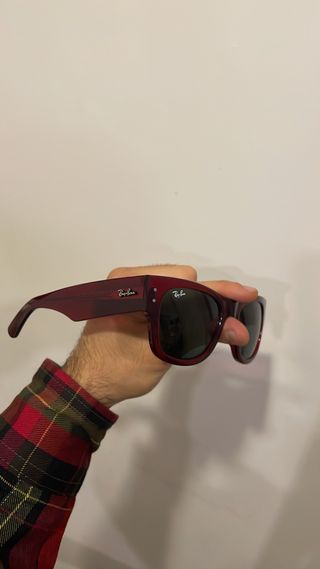 Occhiali da sole Ray-Ban Mega Wayfarer Rossi