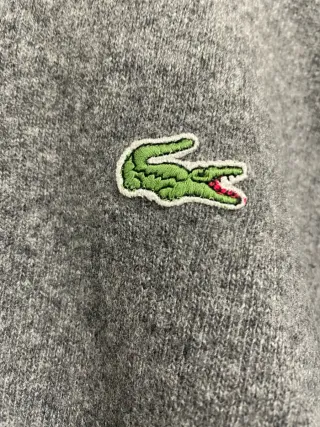 Maglietta Lacoste Grigia Vintage Taglia 7