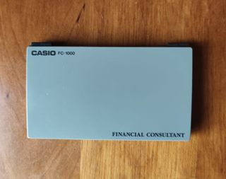 Calculadora Financiera Vintage Casio FC-1000