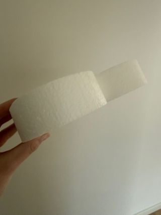 Corazón de Poliespan Blanco