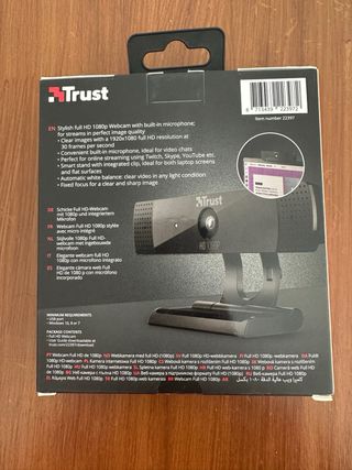 Trust Vero Webcam Full HD 1080P Micrófono