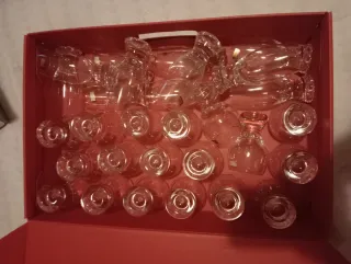 Vasos de cristal bohemia