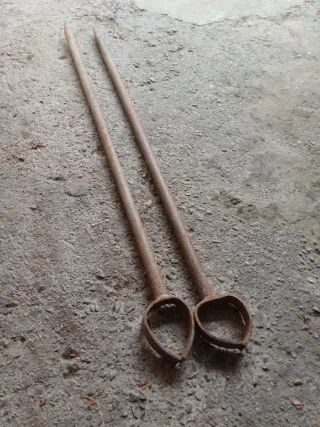 Barrenas grandes de hierro