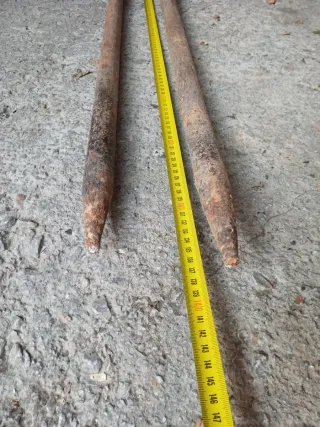 Barrenas grandes de hierro