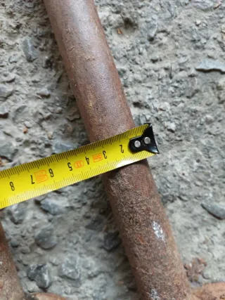 Barrenas grandes de hierro