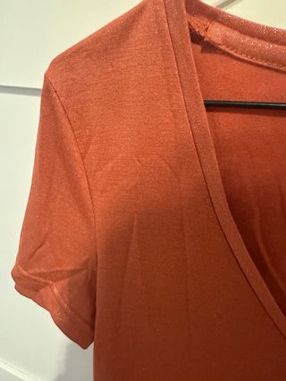 Camiseta Only naranja talla XS