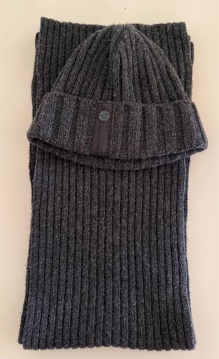 Conjunto Escales París: Bufanda y Gorro Gris