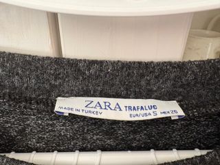 Jersey Zara gris perlas