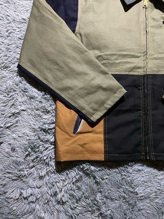 Giubbotto Carhartt Patchwork Cachi Bomber Vintage