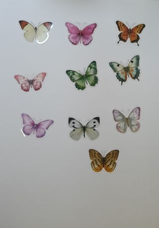 Pegatinas Mariposas 12uds
