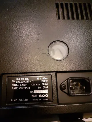 Proyector Elmo ST-600 M Sonoro Super 8