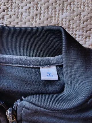 Chaqueta Adidas Vintage Mujer Negra y Dorada