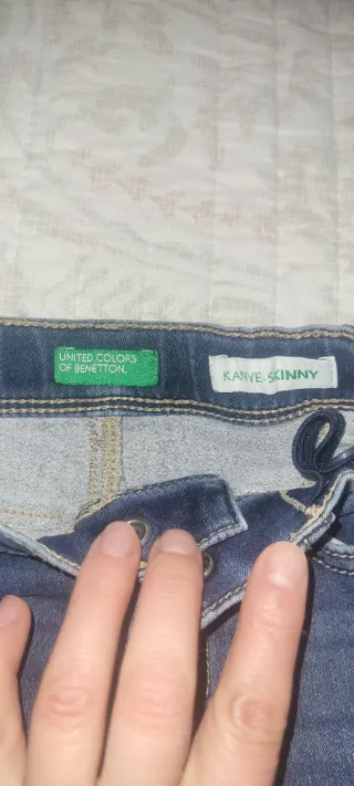 Pantalones vaqueros Benetton niño T. 18-24 meses