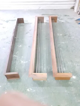 Puerta madera maciza 2 hojas