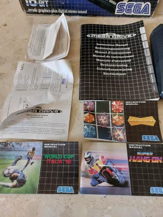 Sega Mega Drive Consola Negra Caja